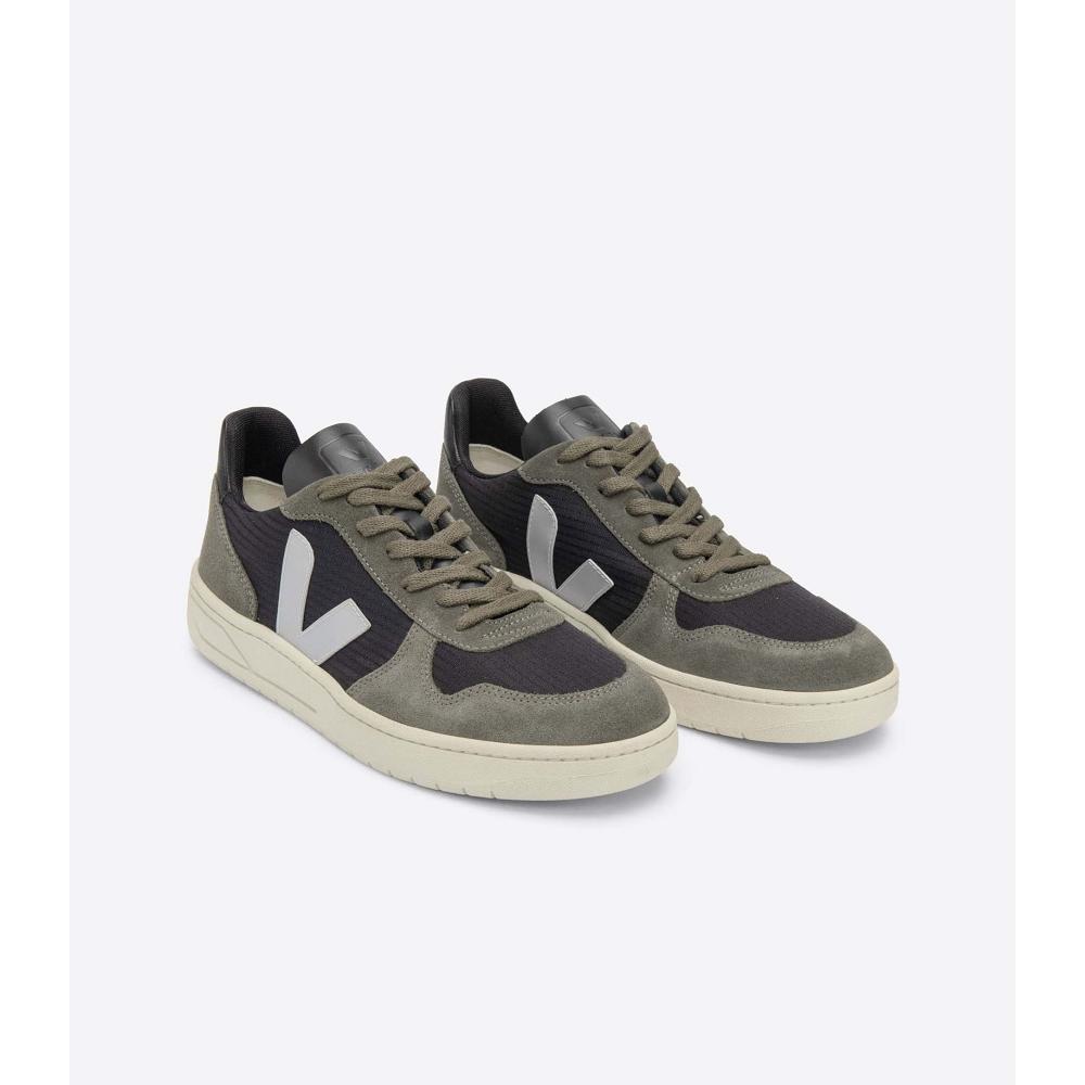 Veja V-10 RIPSTOP Sneakers Dames Black/Grey | BE 660EBC